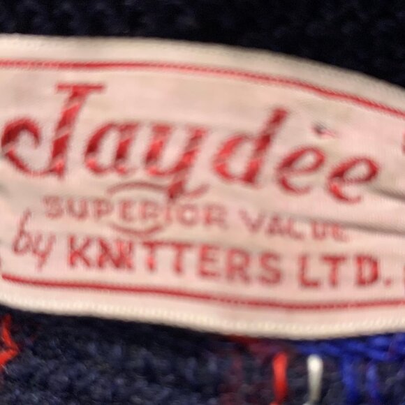VINTAGE JAYDEE SUPERIOR VALUE BY KNITTERS LTD. SHAWL SWEATER CARDIGANS SIZE S - Picture 12 of 12